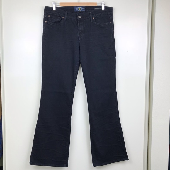Lucky Brand Denim - Lucky Brand Black Boot Cut 12 31 Jeans Sweet n Low